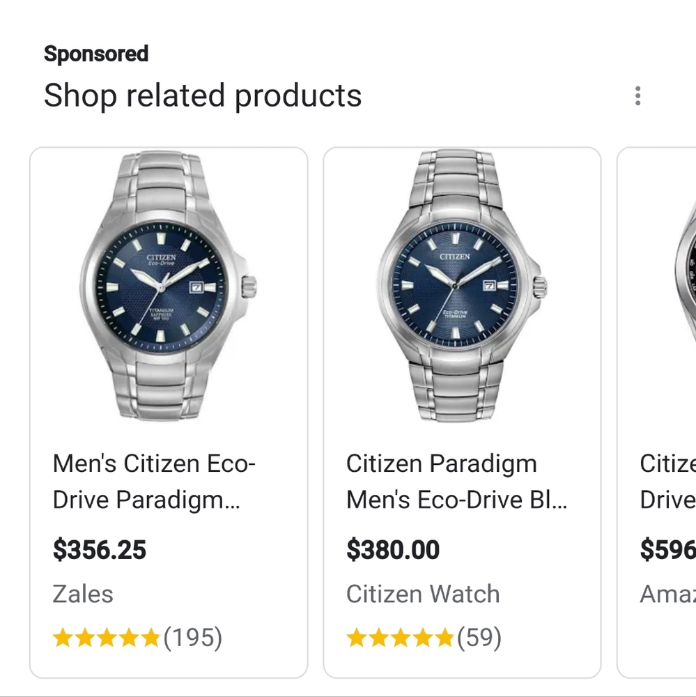 Citizen Eco Drive Titanium